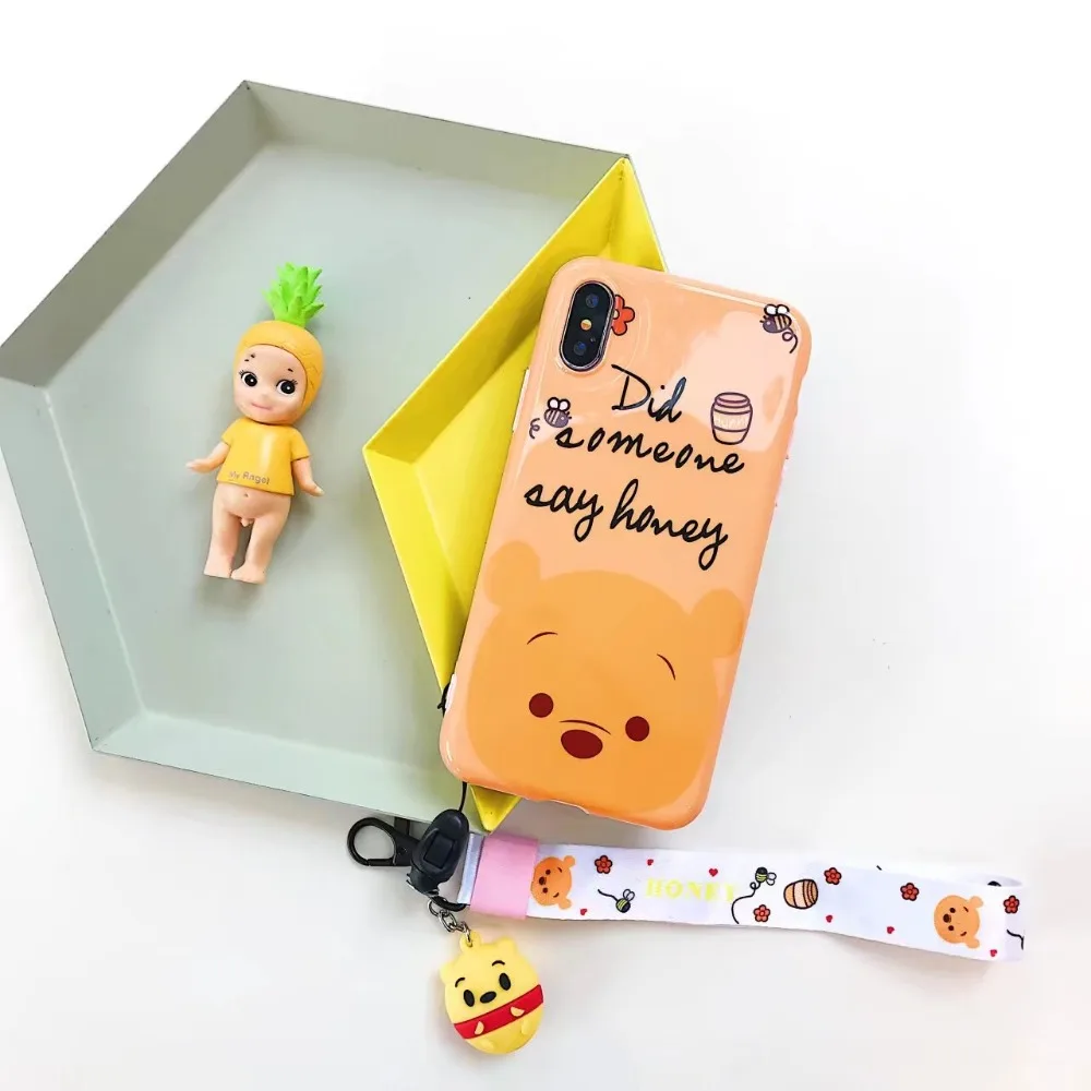 ORYKSZ 3D Новый мультяшный чехол для телефона iphone X XS XR XSMAX 6S 6 7 8 Plus милый мягкий с