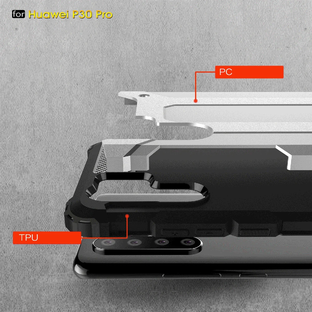 Жесткий чехол для Huawei P30 Pro P30Pro противоударные Чехлы сотовых телефонов аксессуары
