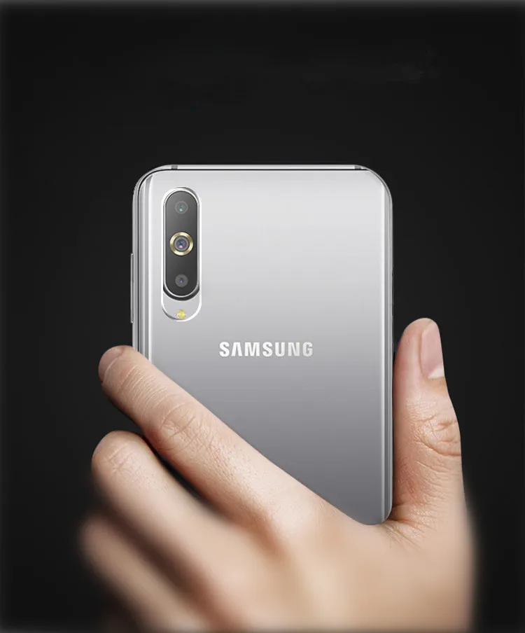 Мягкий чехол из ТПУ для Samsung A50 A11 A01 A10S A20S A21S прозрачный A30 A305F A305 A7 2018 S10 E Plus Lite