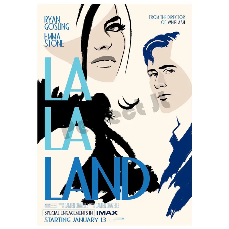 Декор для дома La Land бумажный плакат с белым покрытием настенный стикер украшение