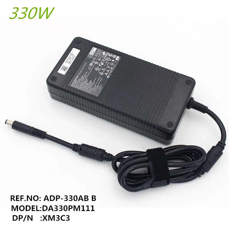 

New Genuine 330W 19.5V 16.9A Adapter for Dell Alienware X51, X51 R2, X51 R3 XM3C3 DA330PM111 ADP-330AB B 7.4*5.0mm