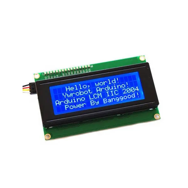 Модуль ЖК-дисплея IIC I2C 2004 204 20x4 символа с синей подсветкой 20*4 | Электроника