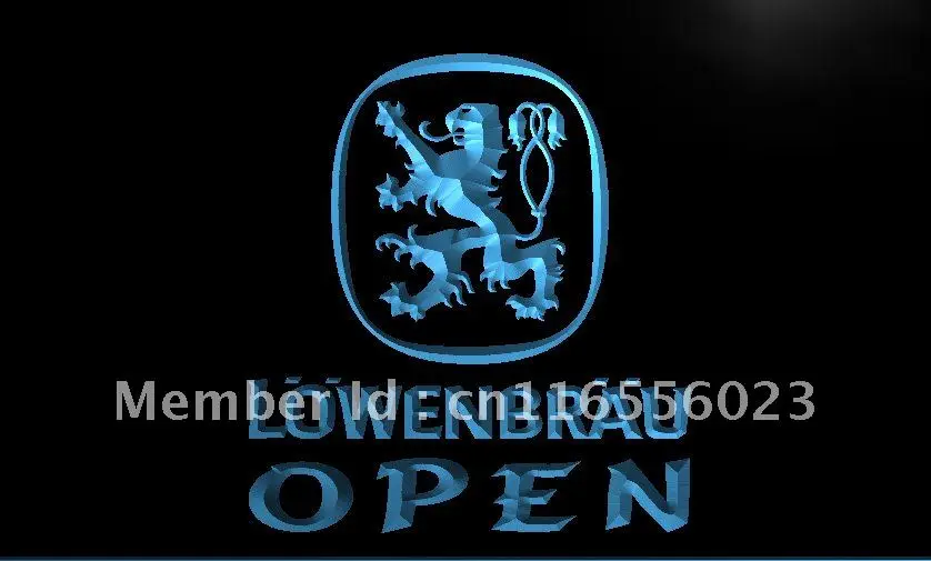 

LA047- Lowenbrau пивной открытый бар светодиодный неоновый свет вывеска домашний декор ремесла