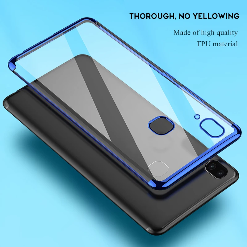 Plating Soft TPU Case For Samsung Galaxy A10 A30 A50 S10E S10 S8 S9 Plus M10 M20 M30 Cover Transparent Silicone Phone Back Cases | Мобильные