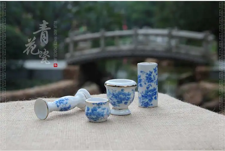 Горячая распродажа! Миниатюрный Кукольный домик.! Керамическая антикварная