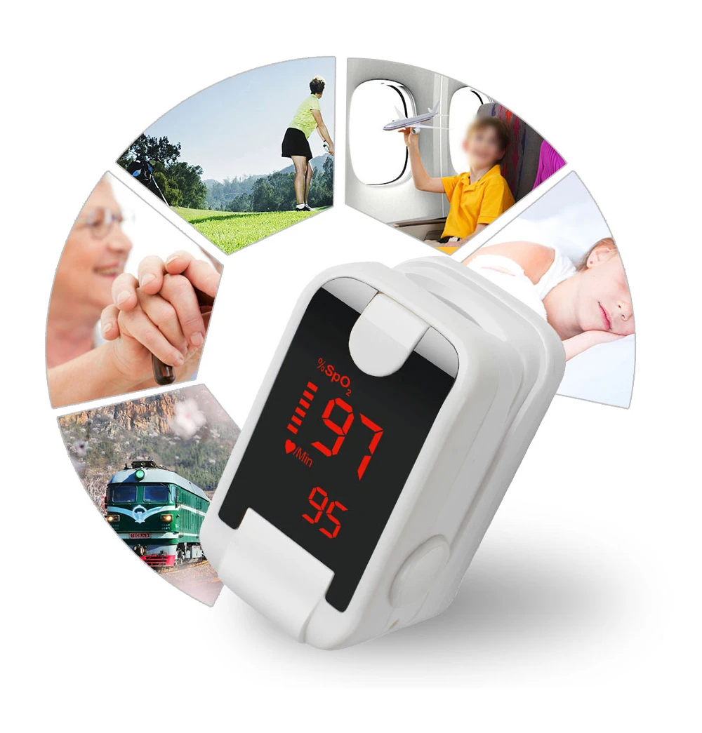 Oximetro De Dedo Finger Pulse Oximeter Blood Oxygen Saturometro SPO2 PR Oxymeter De Pulso Portable Saturator Pulsioximetro