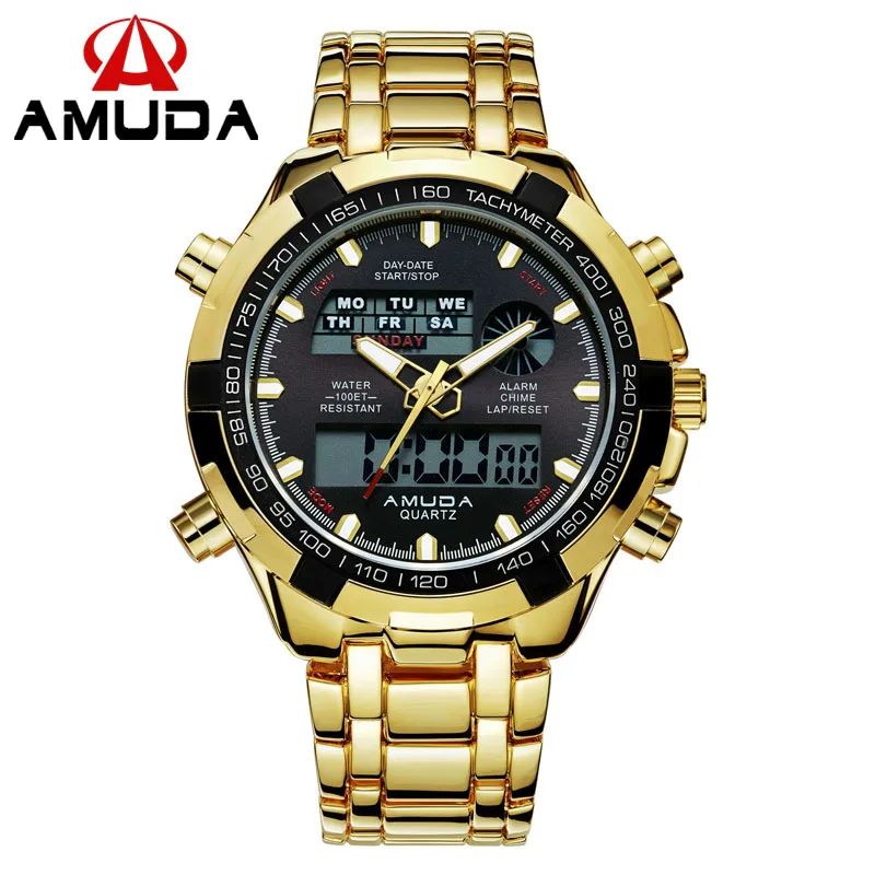 Amuda известный бренд мужские спортивные цифровые часы s водонепроницаемые