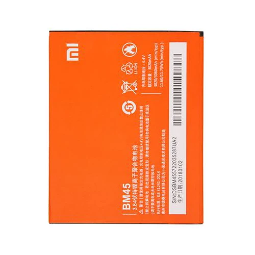 1pcs Tbuotzo 1XPhone Батарея BM 45 BM-45 BM45 Перезаряжаемые Батарея для Xiaomi Redmi Note 2 телефона Замена 3,84 V 3020mAh - Цвет: 1pcs