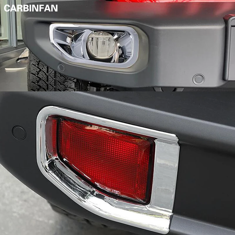 Автомобильные аксессуары наклейки ABS передняя и лампа заднего противотуманного