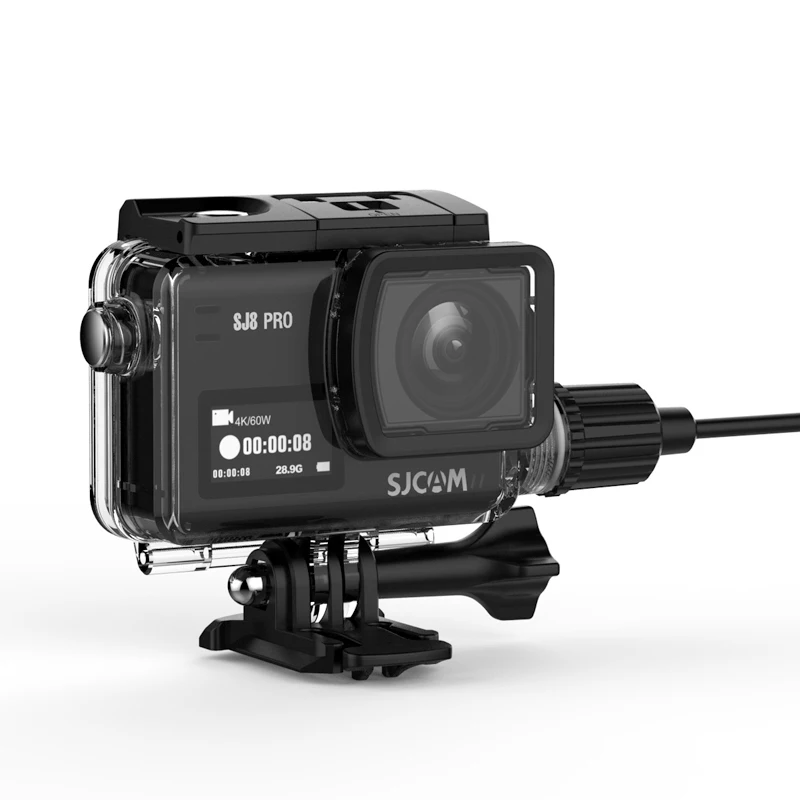 Для SJCAM SJ8/pro/plus мотоциклетный водонепроницаемый корпус Аккумулятор два места