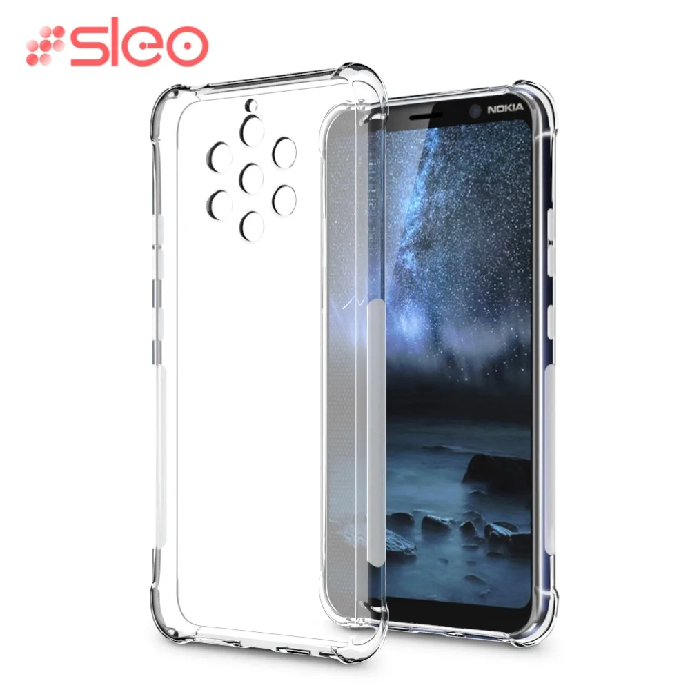 Чехол для Nokia 9 PureView ультратонкий прозрачный мягкий чехол из ТПУ силиконовый
