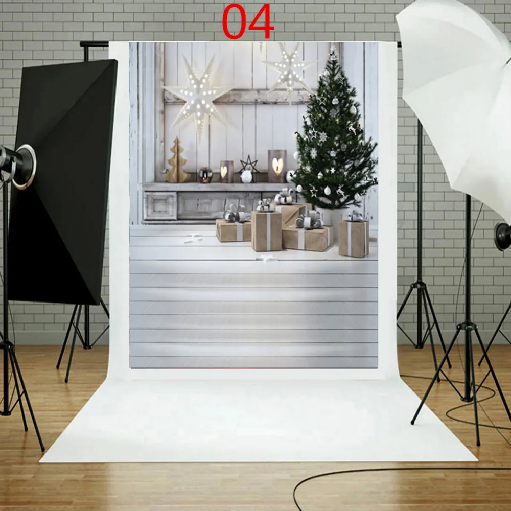 3*5 футов Виниловый фон для фотосъемки новорожденных детей Рождественская звезда
