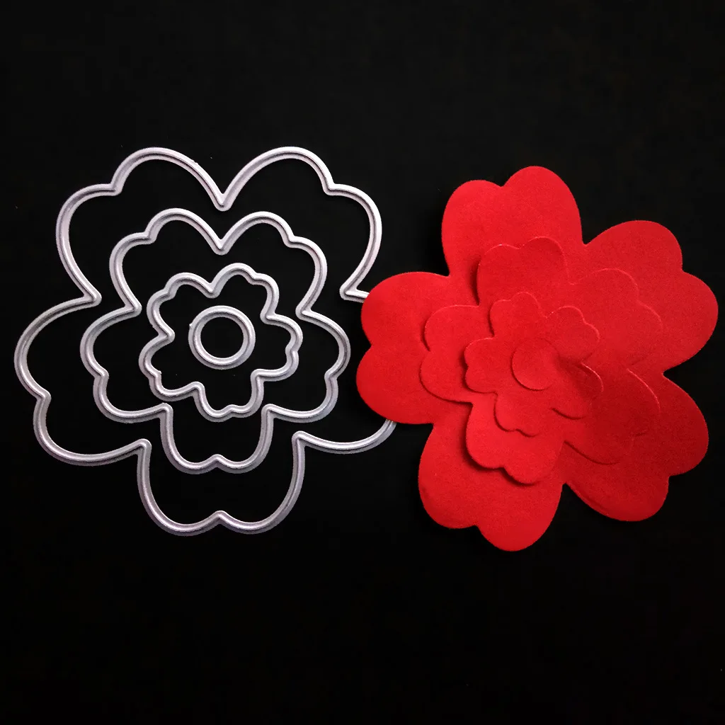 JX LCLYL круглый в форме цветка звезды из металлизированной ткани Трафаретный