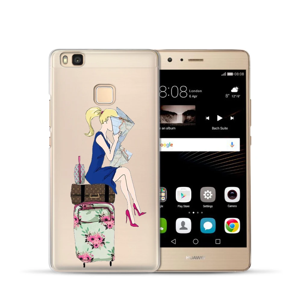 Weldone New Arrival Fashion Girl Case Cover For Huawei P20 Lite Pro P10 Plus P8 P9 2017 honor 9 6A 6X Phone Etui | Мобильные