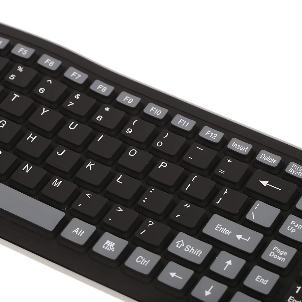 Портативная Гибкая мини-клавиатура 2 4 USB водонепроницаемая моющаяся Мягкая