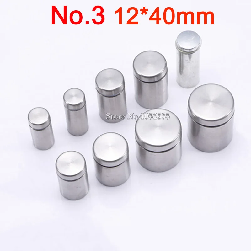 Лидер продаж 100 шт. винты из нержавеющей стали 12*40 мм фиксирующие для рекламы