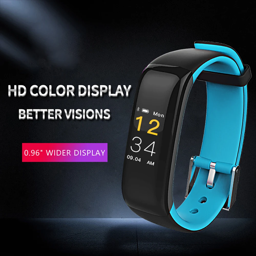 FORCA Smart band P1 PLUS Color Display Fitness Bracelet Heart Rate Tracker Blood Pressure Monitor Wristband IP67 Waterproof | Электроника