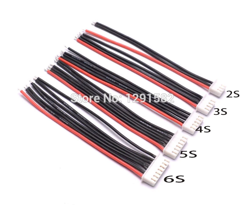 10 шт. см 100 мм RC Lipo зарядное устройство с разъемом 2s 3s 4s 5s 6s 22AWG кабель для IMAX B3 B6|lipo
