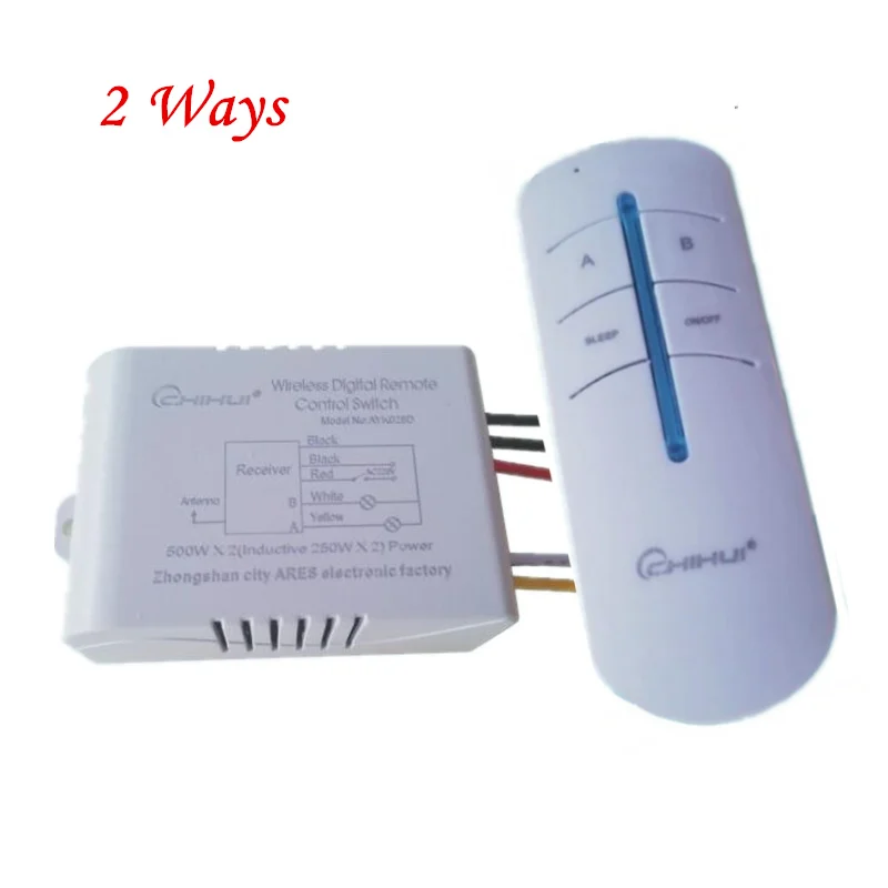 

Беспроводной цифровой выключатель с дистанционным управлением, 220 В, 1, 2, 3, 4 канала, Настенный умный дистанционный передатчик с защитой от помех для потолочного светильника