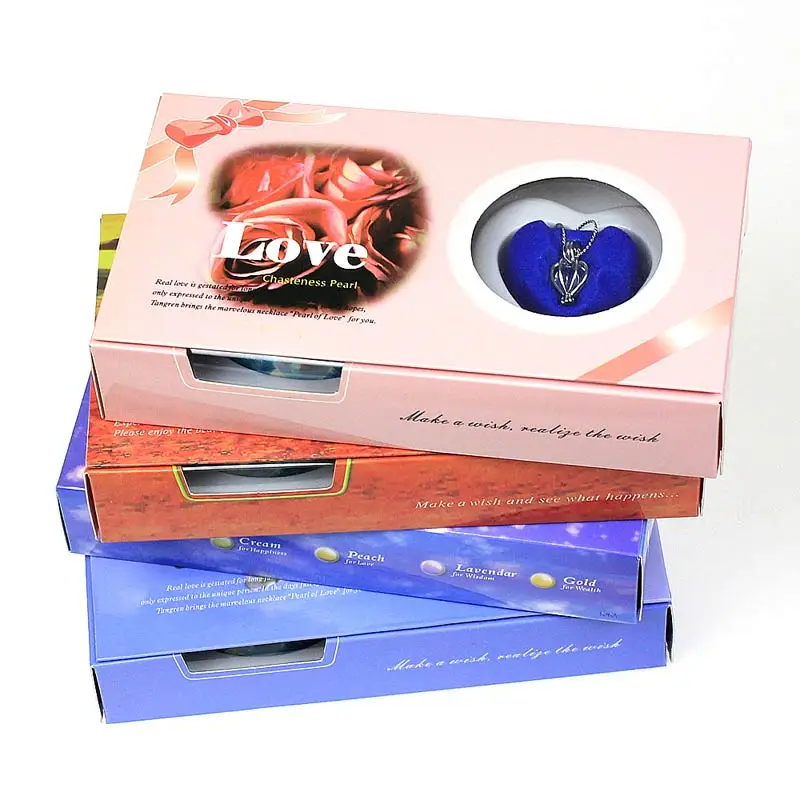 Натуральный пресноводный устричная жемчужина ожерелье подарок ко Дню Святого