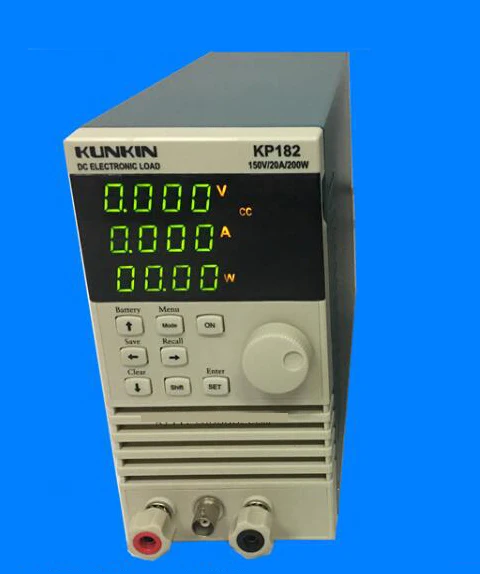 

AC 110V/220V KP182 Single Channel Electronic DC Load Test Meter 200W/150V/20A
