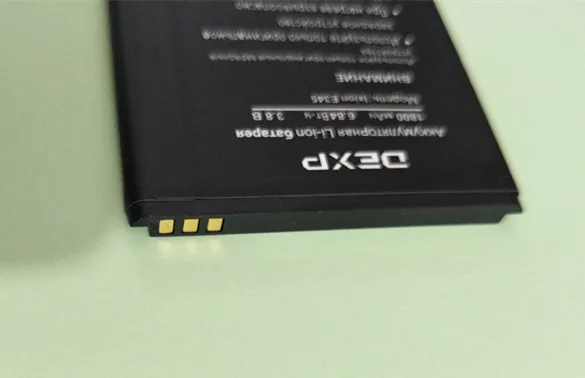 1 шт. 100% новый 3 8 в 1800 мАч E345 Аккумулятор для DEXP Ixion аккумулятор смартфона высокое