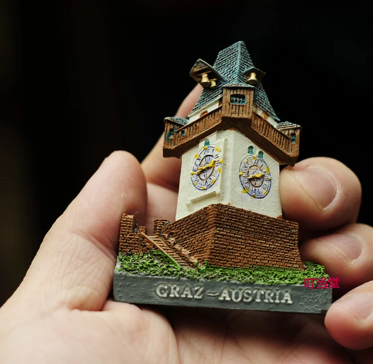 Туристические сувениры со всего мира из смолы холодильник продукты в Вену | Дом и