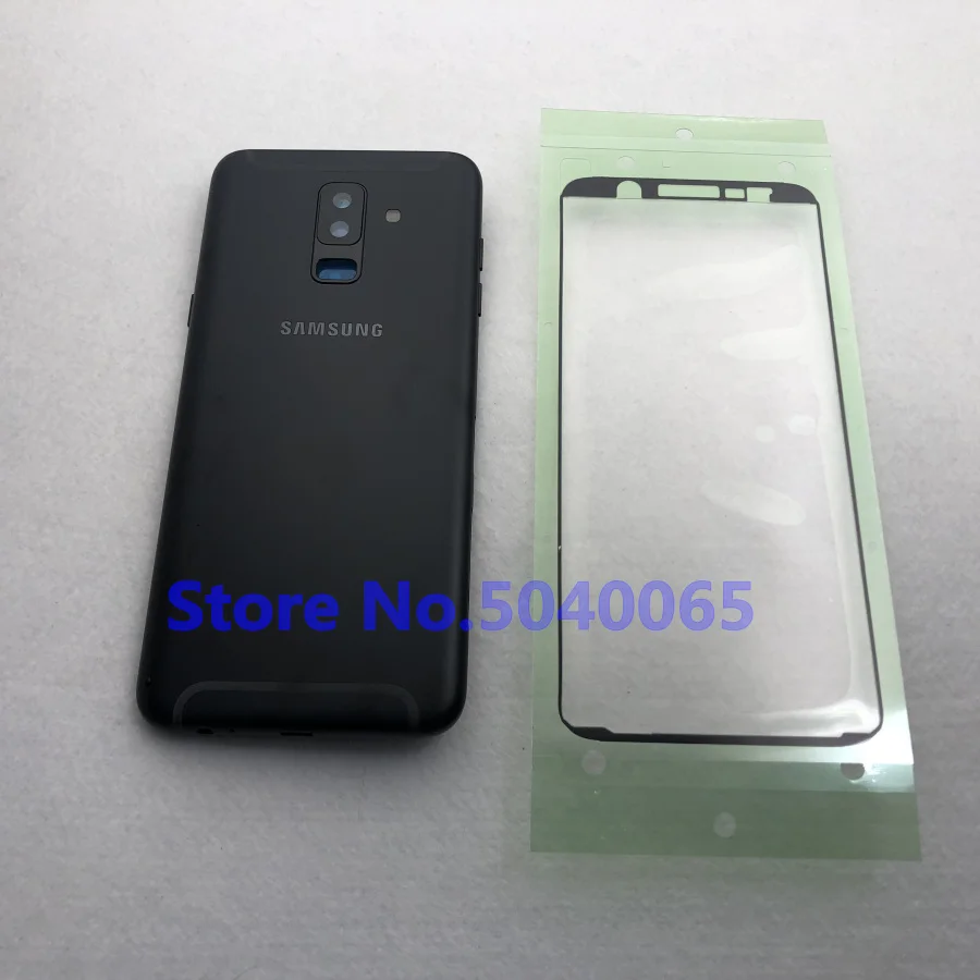 Алюминиевая задняя крышка для Samsung Galaxy A6 Plus 2018 A605 A600 A600F аккумулятора оригинальный