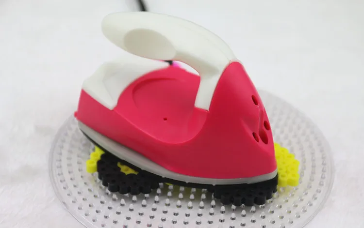 ЕС Plug компактный электрический утюг 220 В DIY 110 для Hama бусины шаблон паззлы Melty Pegaboards