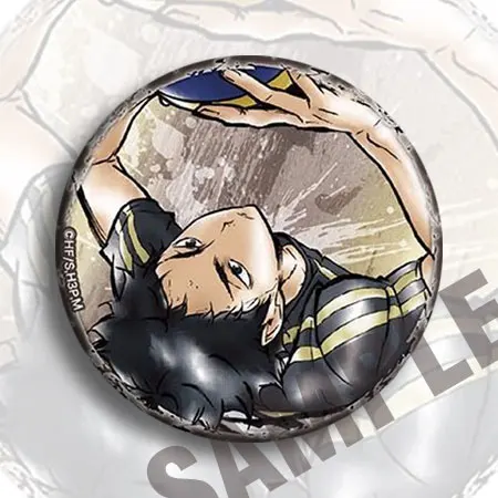 see chart 58 мм волейбол Haikyu Nekoma старшеклассница волейбол крутые значки брошь - Окраска металла: see chart