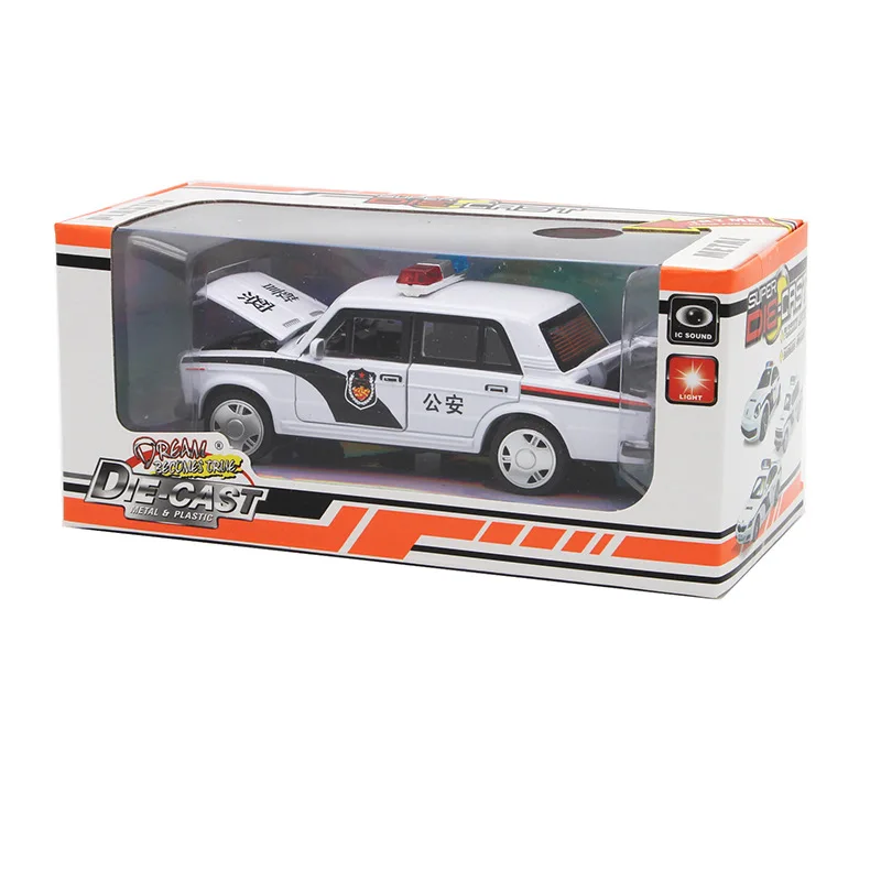Масштабные модели Лада полиции литья под давлением игрушки для мальчиков с