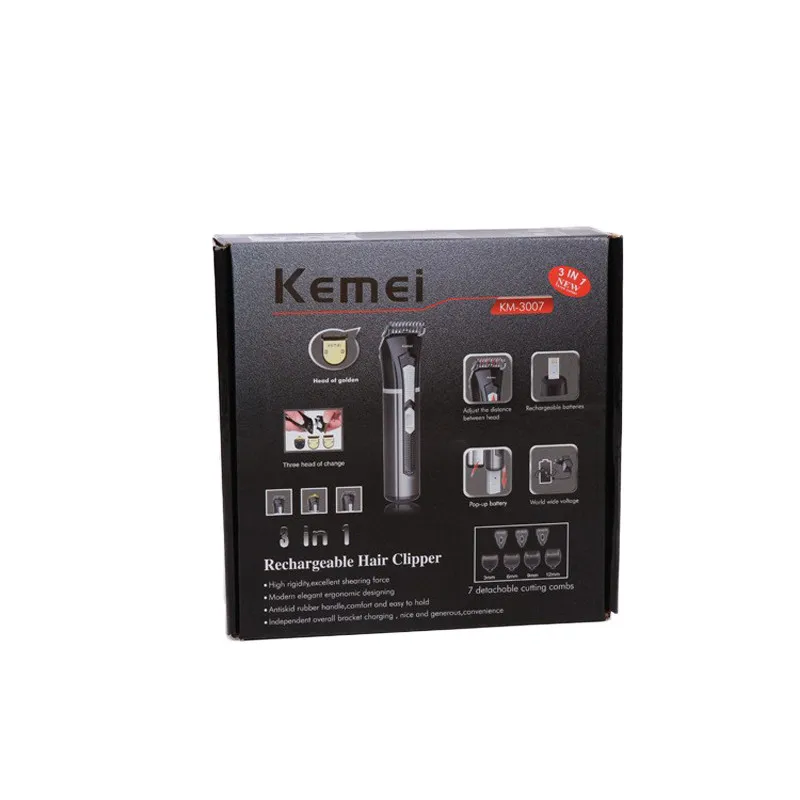 3 в 1 мужская машинка для стрижки волос|professional trimmer|clipper kemeikemei professional |