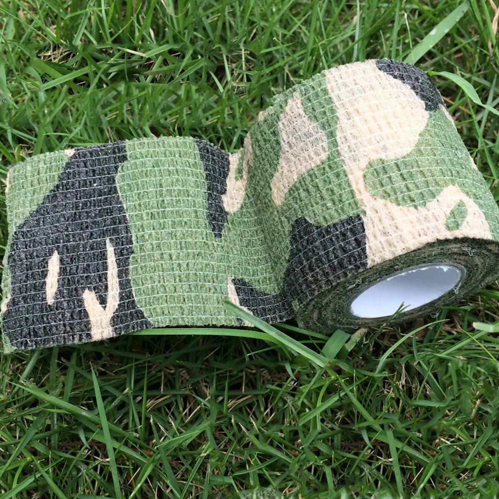 4 шт. 5 м наружная Нетканая Камуфляжная Лента армейская камуфляжная прочная