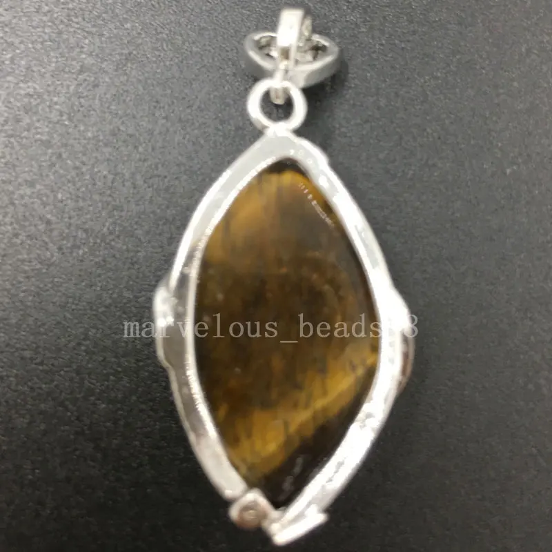 Опаловый кристалл малахит лазурит тигры глаз Howlite женский и мужской кулон бисер