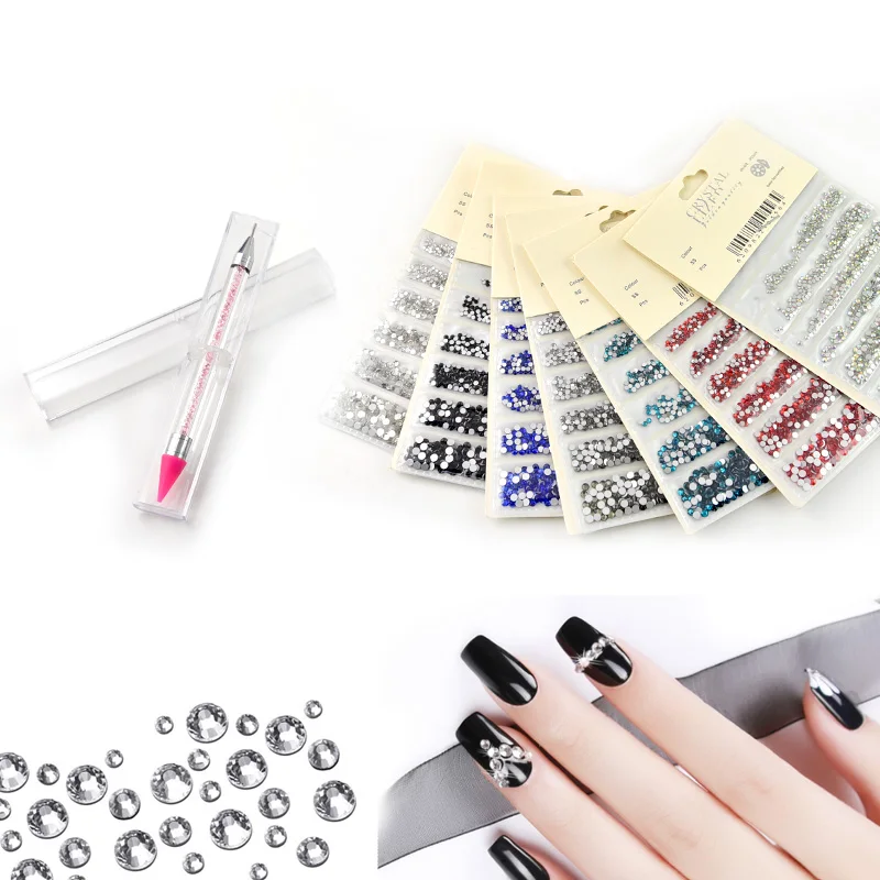 Новое поступление GDCOCO Стразы для дизайна ногтей Хрустальные украшения