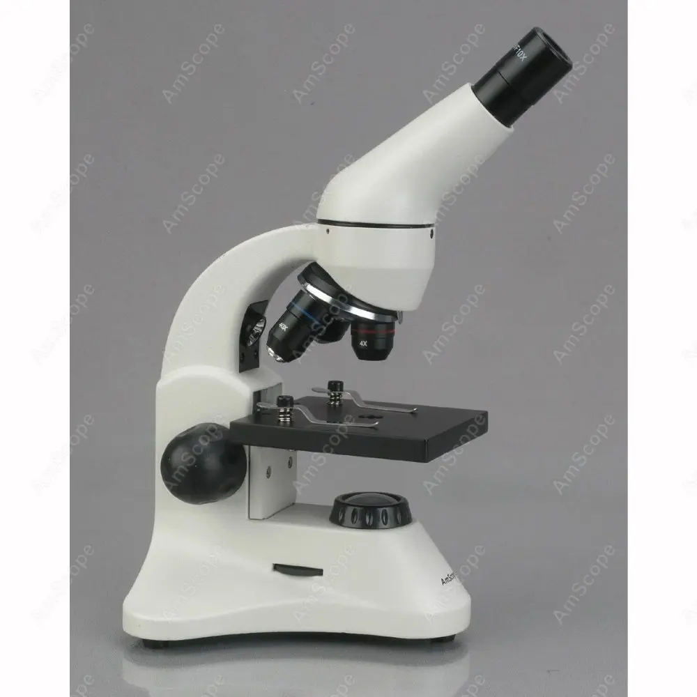Рамочный научный микроскоп AmScope поставляет 40X 1000X Двойной легкий стеклянный