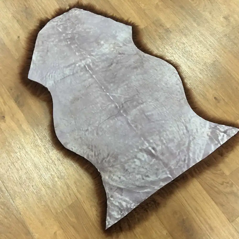65x100 см Австралийский коврик из овчины натуральный мех диван коричневый(шоколад) ковер