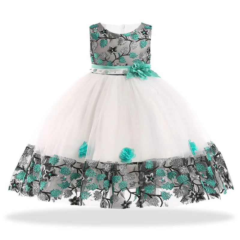 Платье для маленьких девочек 2019 Рождественская одежда Vestido Infantil летнее платье на