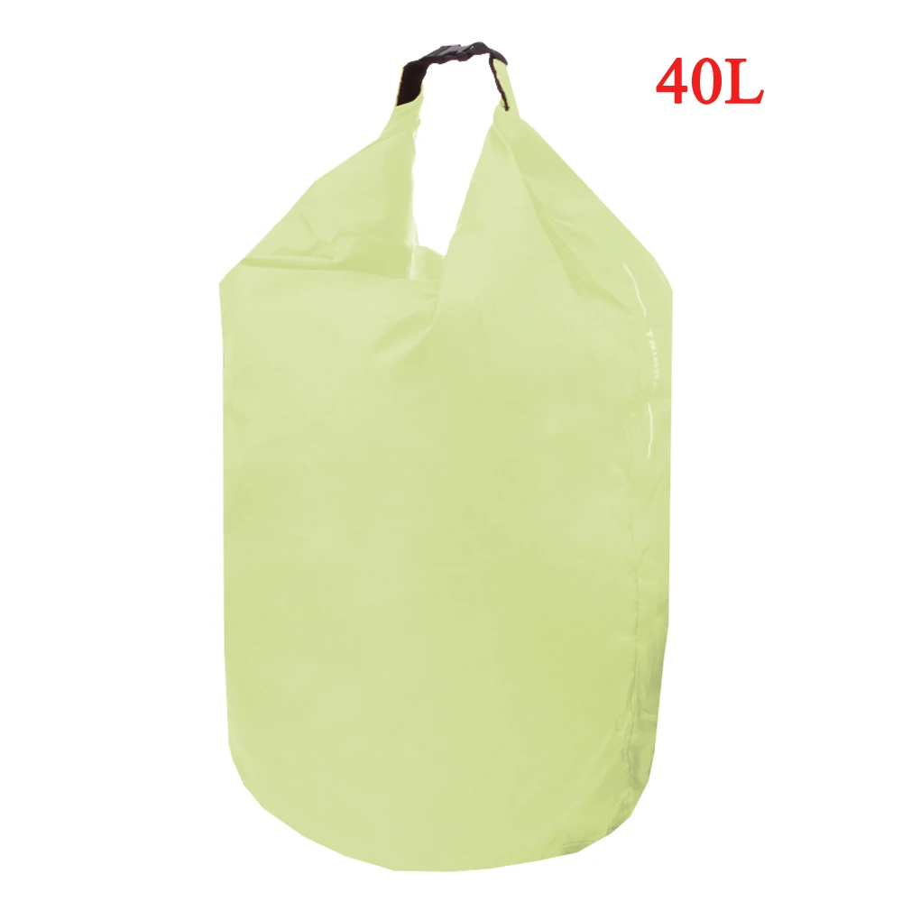 40L /8L/40L/70L Открытый водонепроницаемый мешок Каякинг рафтинг сухой мешок гребли рыболовный мешок плавательный мешок для хранения Сумка для кемпинга Пешие прогулки - Цвет: 40L
