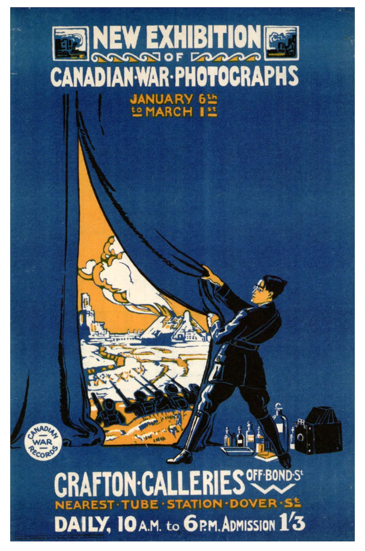 Винтаж WW1 пропаганда плакат канадский давайте закончить работу классический