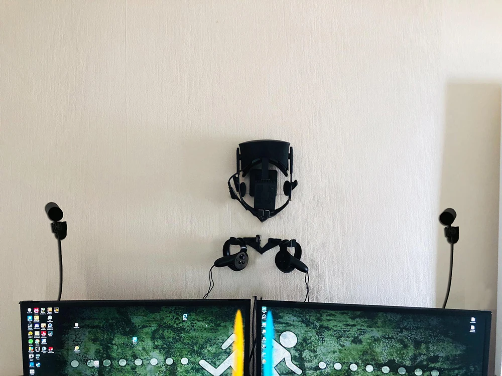 Для Oculus Rift cv1 VR настенное крепление на крючок Подставка-сенсорный контроллер Подставка для хранения-Сенсорное настенное крепление для гарнитуры vr Oculus