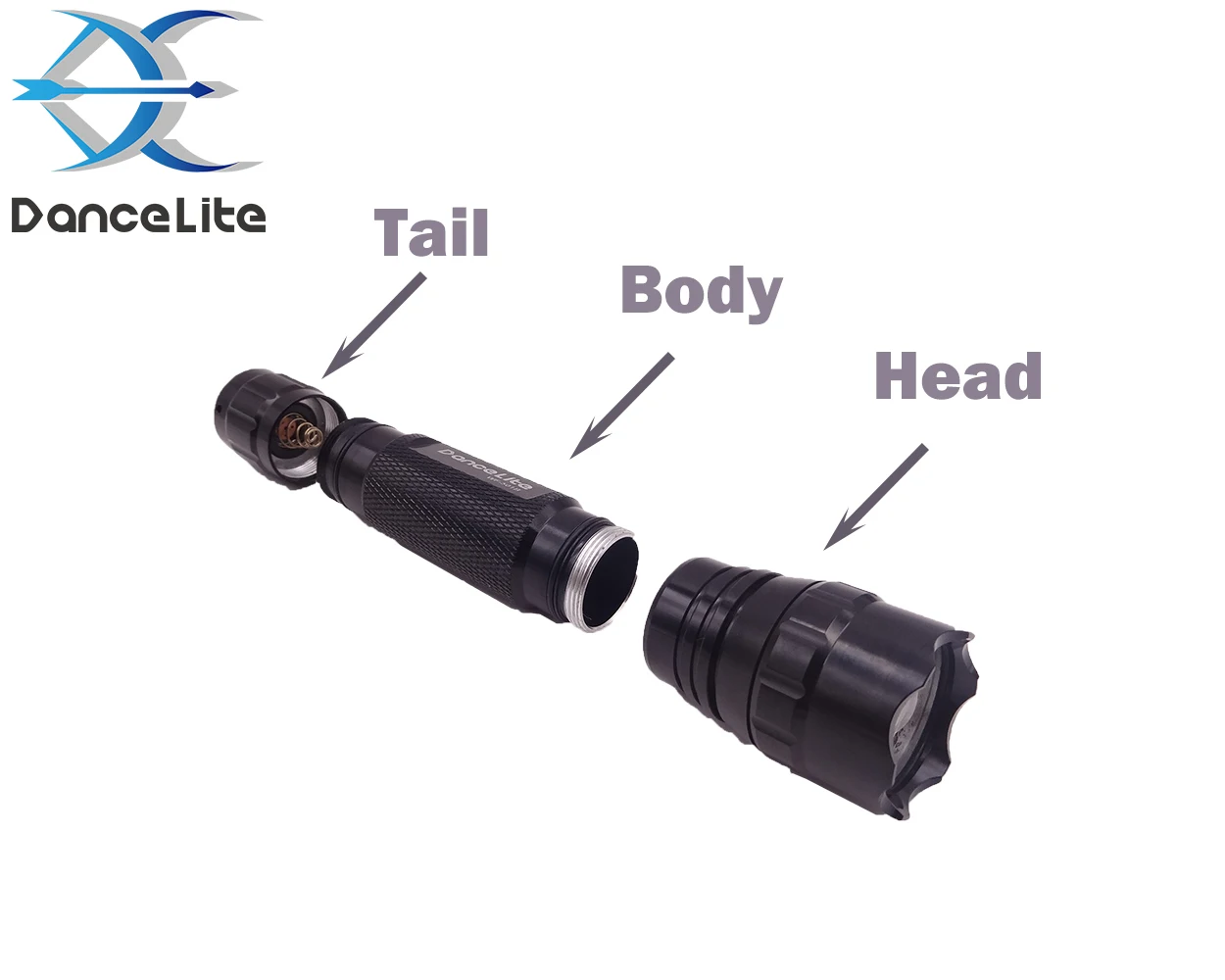 DanceLite WF 501B XHP50.2 3В 2600 люмен светодиодный фонарик маленький мощный 18650