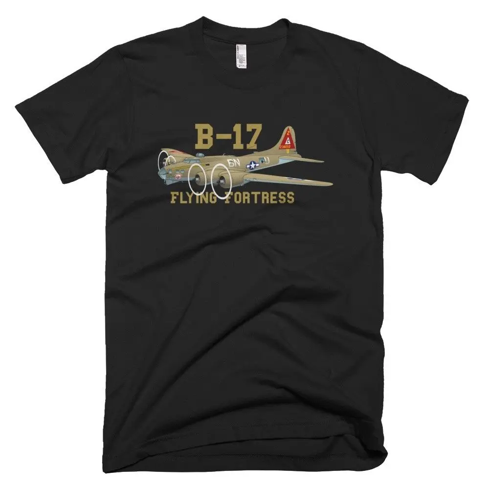 Летние шорты из хлопка с длинными рукавами футболка Boeing B-17 летающая крепость