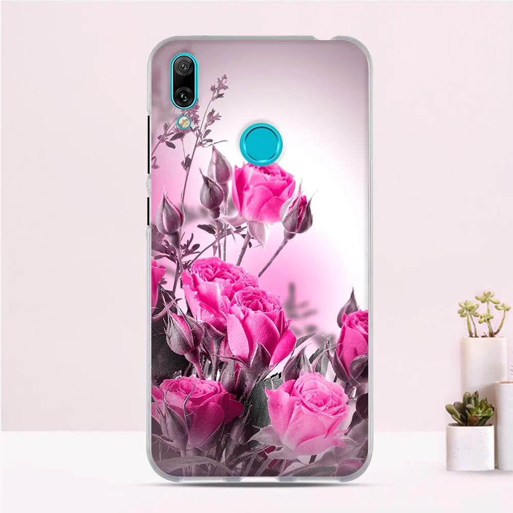 Чехол для телефона huawei Y7 2019 чехол силиконовый мягкий ТПУ бампер Funda Prime | Мобильные