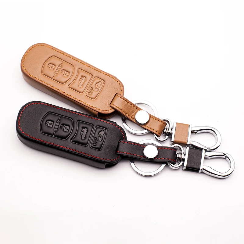 Кожаный чехол для автомобильного ключа MAZDA 3/6/Φ Miata (2009 2012) Φ/Φ (2010 оболочка Fob|car key case