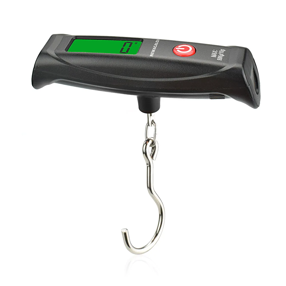 A12 Luggage Scale 50кг х 10г мини портативные электронные весы, весы для взвешивания багажа, дорожные весы с висящим крючком - Цвет: A12 Luggage Scale