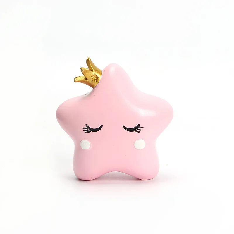 

Creative Baby Cartoon Doll Home Decoration Resin Five-Pointed Star Ornaments Cake Decoration Home Desktop Small Ornaments