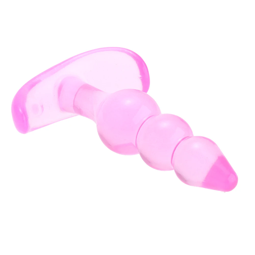 Anal Plug Triple-bead Butt Silicone Anus Clitoris / Prostate Massager for Men &amp Women Adult Sex Product Toys 2018 | Красота и