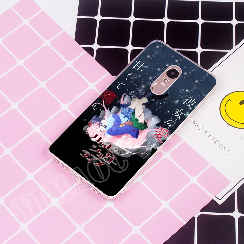 Мягкий ТПУ чехол YIMAOC happy sugar life для Xiaomi Redmi 6 4X 5A 4A S2 Note 4 5 Pro Plus Mi 8 9 SE A2 A1 MiX 2S MAX 3 |