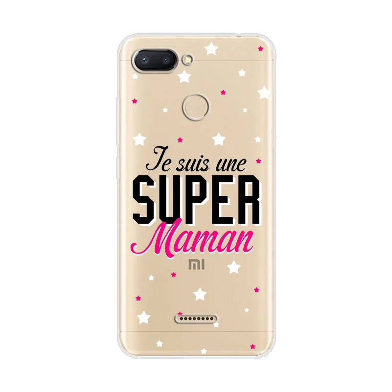 Ciciber чехол для Redmi 6 5 4 3 A X S Plus Pro S2 чехлы телефонов Note 7 Мягкий ТПУ Pop French Love Amor Capa |